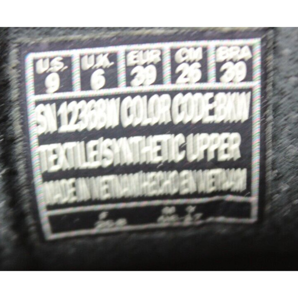 Skechers Relaxed Fit Memory Foam Sneaker Women 9 Black Gray Knit Slip On Comfort - Picture 8 of 8